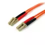 StarTech.com cable de fibra óptica de 10m - multimodo dúplex 50/125 - cable de conexión de fibra óptica LSZH - LC/LC