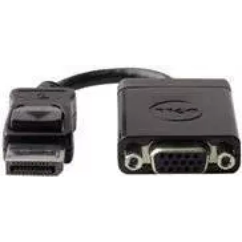 Adaptador DisplayPort a VGA Dell 52MJC – compatible con resoluciones de hasta 1920x1200