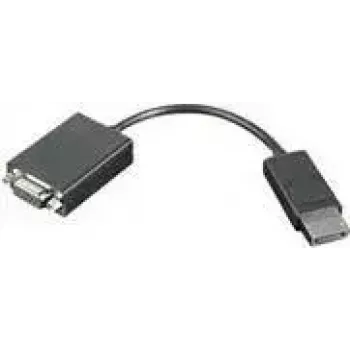Adaptador DisplayPort a VGA Lenovo 57Y4140, compatible con resoluciones de hasta 1920x1200