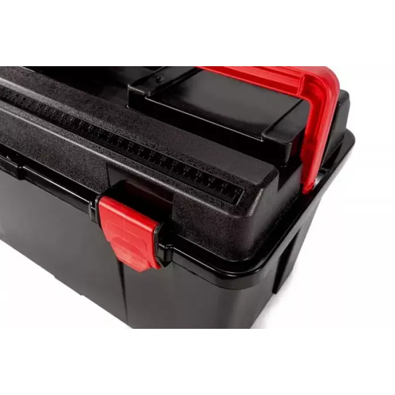 Parat 5811000391 caja para piezas pequeñas / herramientas, polipropileno, negra y roja