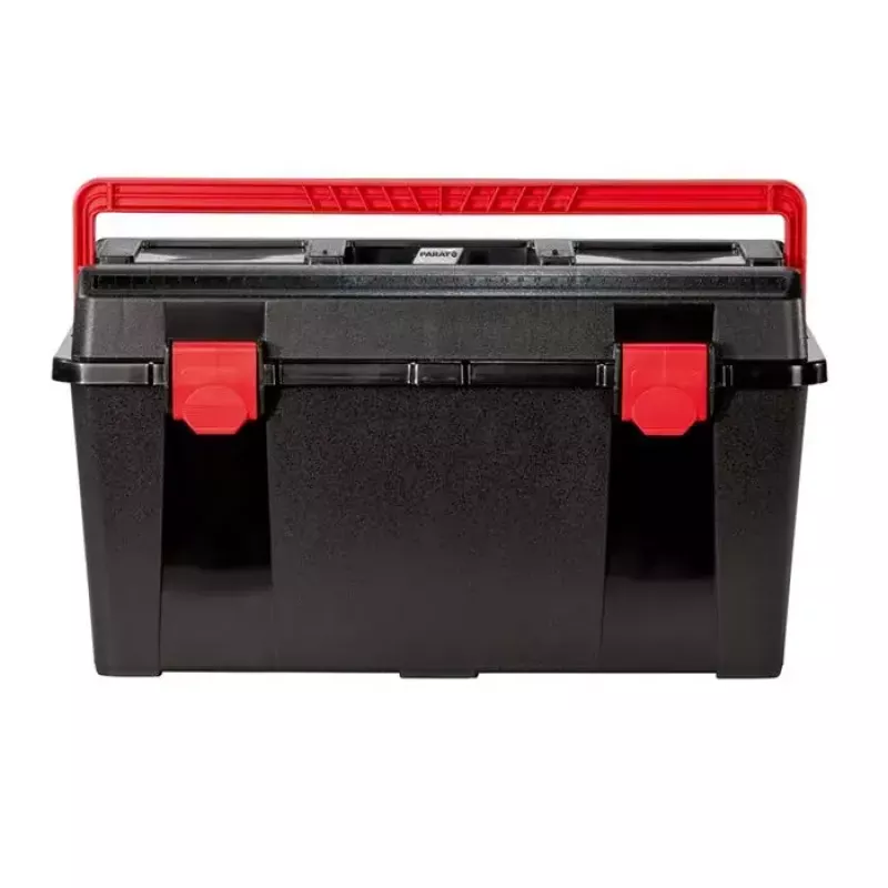 Parat 5811000391 caja para piezas pequeñas / herramientas, polipropileno, negra y roja