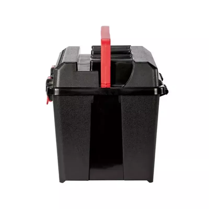 Parat 5811000391 caja para piezas pequeñas / herramientas, polipropileno, negra y roja