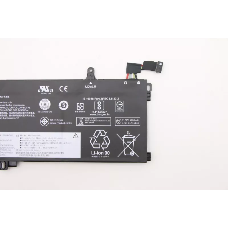 Batería Lenovo 5B10W13913 para portátiles Lenovo, alimentación fiable