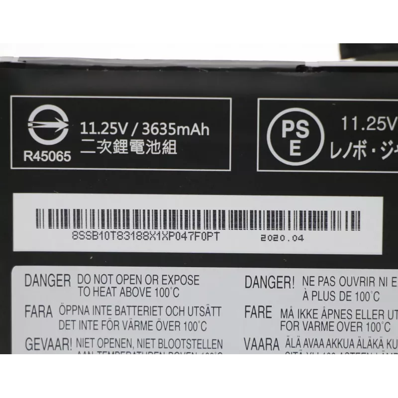 Batería interna para portátil Lenovo 3 celdas 42Wh litio-ion modelo 5B10W13945