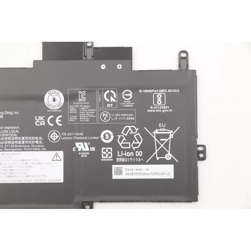 Batería interna Lenovo 5B10W13963 48,2 Wh litio-ion para portátiles Lenovo compatibles