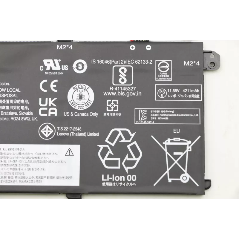 Batería Lenovo 50Wh 3 celdas litio-ion 5B10W51826 para portátiles Lenovo compatibles