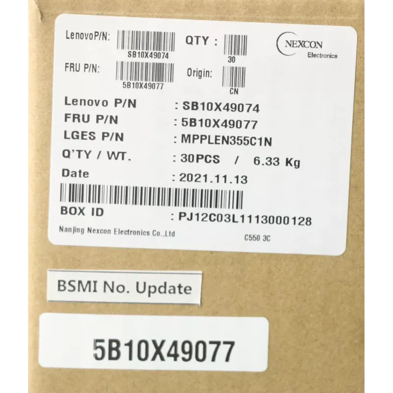 Batería Lenovo 5B10X49077 pieza de repuesto para portátil