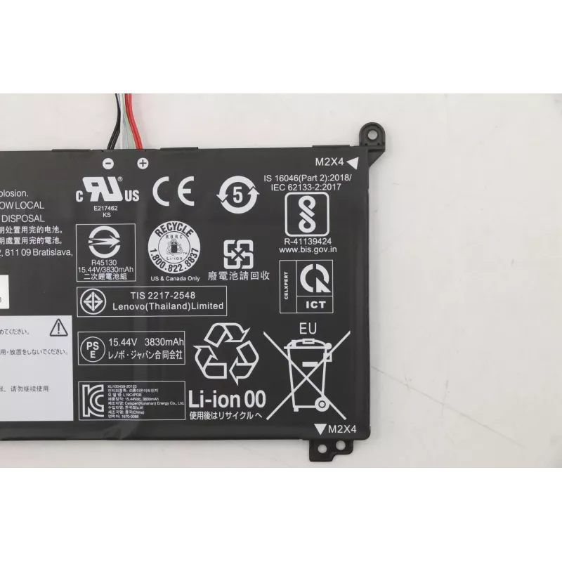Batería Lenovo FRU TP1415 CP/A L19C4PDB 15,44V 60Wh 4 celdas para portátil