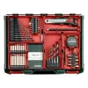 Metabo BS 18 Set 602207710 taladro atornillador inalámbrico, 18 V, 2 baterías Li-Ion de 2,0 Ah, maletín + 74 accesorios, verde/negro