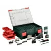 Metabo BS 18 Set 602207710 taladro atornillador inalámbrico, 18 V, 2 baterías Li-Ion de 2,0 Ah, maletín + 74 accesorios, verde/negro