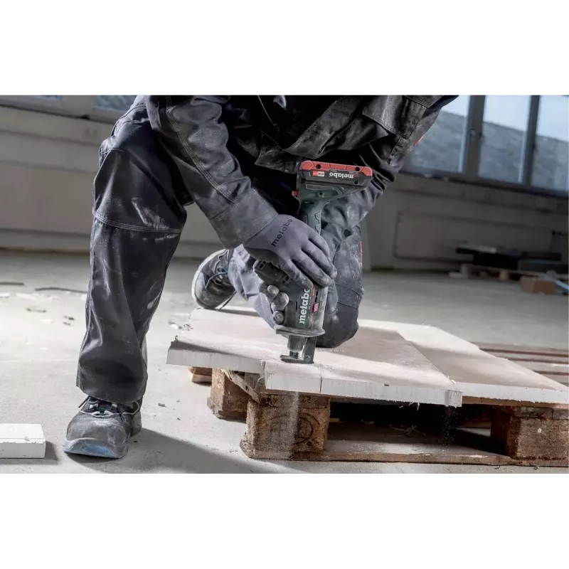 Sierra de sable Metabo SSE 18 LTX Brushless 3000 spm Negro Verde