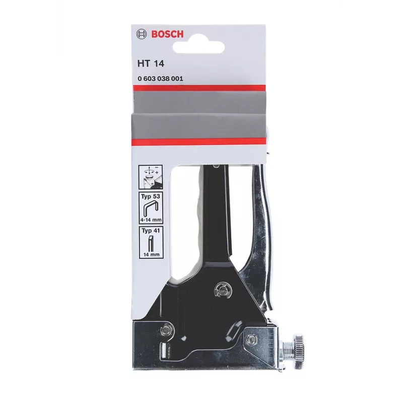 Grapadora manual Bosch 0 603 038 001 Negro, Acero inoxidable