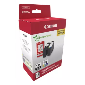 Cartucho de tinta Canon PG-585/CL-586 PVP 2 uds. Original Negro, Cian, Magenta, Amarillo