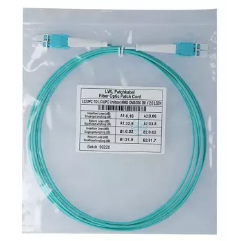 Cable de fibra óptica BlueOptics 5 m LC OM3