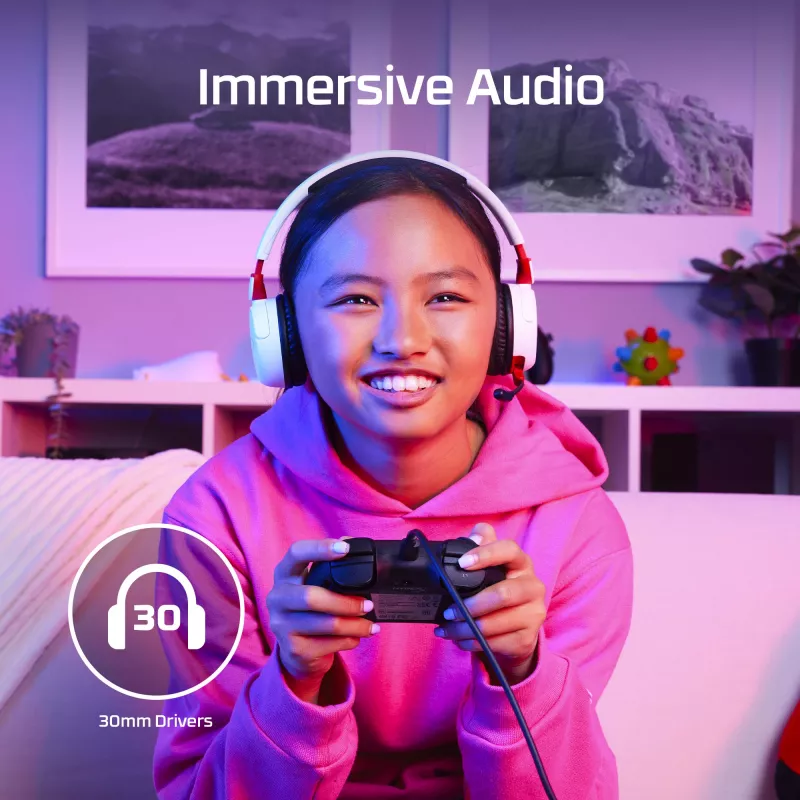 HyperX Cloud Mini - Auriculares gaming inalámbricos (blanco)