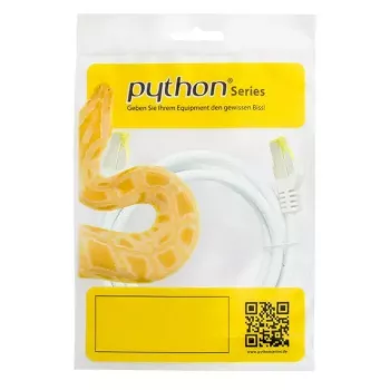 Cable de red Python 8070PY-075W RJ-45 Cat7 7,5 m blanco