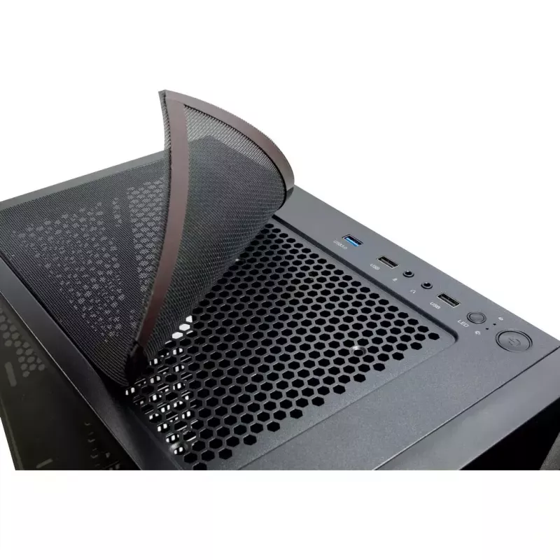 Caja de PC Inter-Tech IT-3306 CAVY torre negra