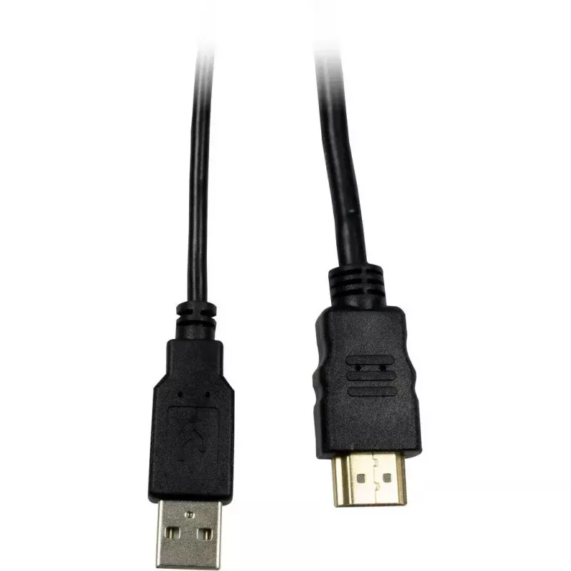 Conmutador KVM Inter-Tech AS-9108HA para montaje en rack negro
