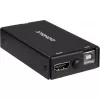 Adaptador de interfaz KVM INTER-TECH KT-150H RJ-45 (host) a salida HDMI, con cable, máx. 1980×1080, metal, negro