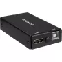 Adaptador de interfaz KVM INTER-TECH KT-150H RJ-45 (host) a salida HDMI, con cable, máx. 1980×1080, metal, negro