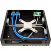 Caja de PC Inter-Tech IP-40 Small Form Factor negra