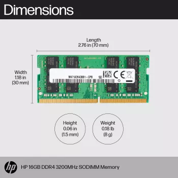 Módulo de memoria HP 16GB DDR4 3200 SODIMM