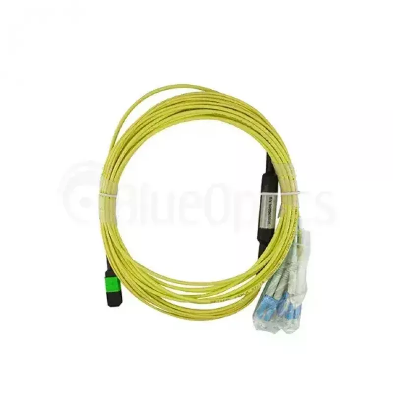 Cable de fibra óptica BlueOptics InfiniBand 5 m MTP 4x LC Verde