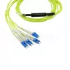 Cable de fibra óptica BlueOptics InfiniBand 5 m MTP 4x LC Verde