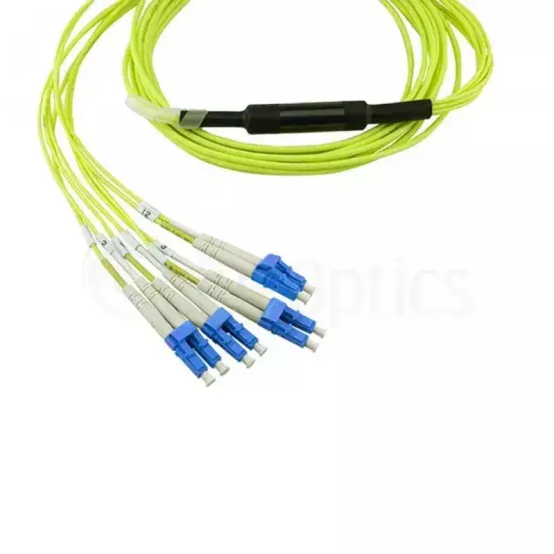 Cable de fibra óptica BlueOptics InfiniBand 5 m MTP 4x LC Verde
