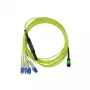 Cable de fibra óptica BlueOptics InfiniBand 5 m MTP 4x LC Verde
