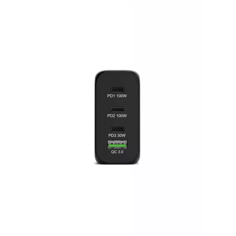 Cargador para dispositivos móviles Port Designs 900107-EU AC carga rápida Negro