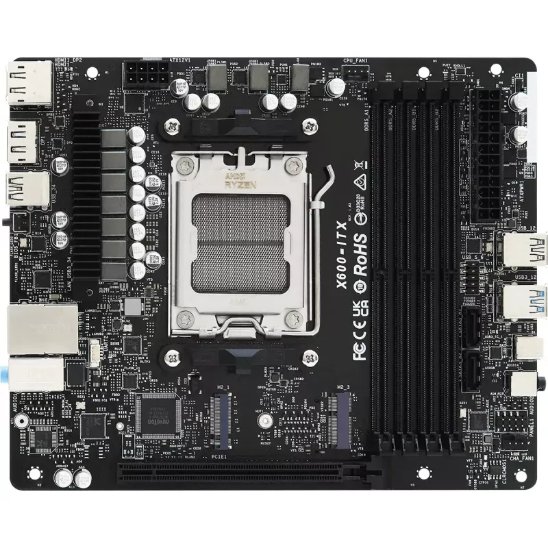 Barebone ASRock DeskMeet X600 sobremesa Negro
