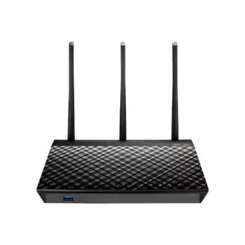 Router inalámbrico ASUS RT-AC1900U Gigabit Ethernet doble banda (2,4 GHz / 5 GHz) Negro