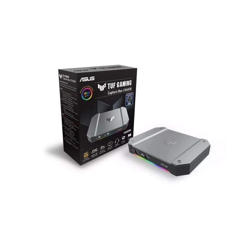 ASUS TUF GAMING CAPTURE BOX-CU4K30 dispositivo de captura de vídeo USB 3.2 Gen 1 (3.1 Gen 1)