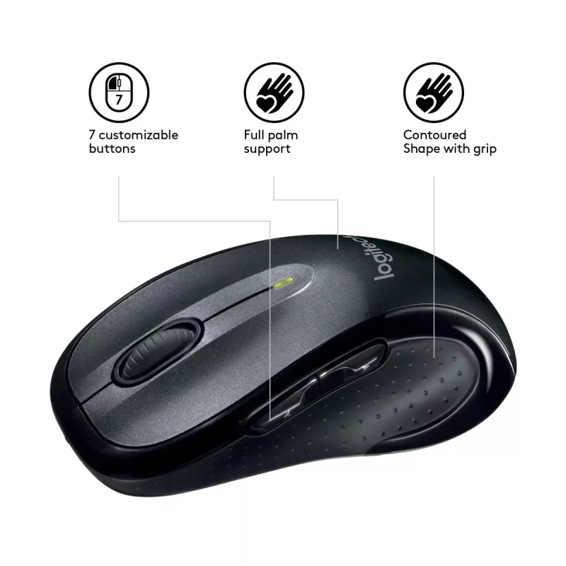 Ratón Logitech M510 RF inalámbrico