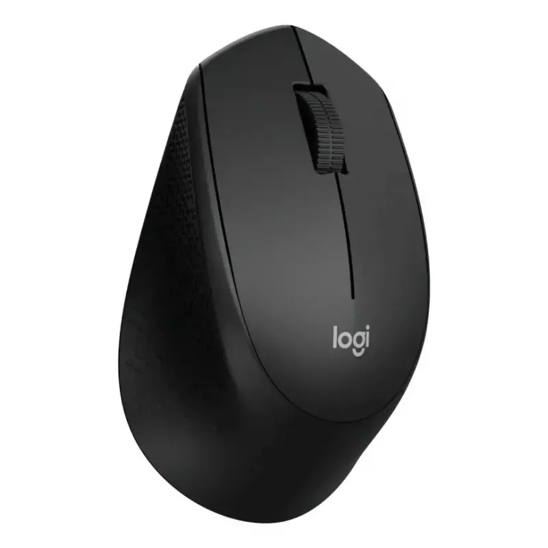 Logitech M330 SILENT PLUS — Ratón inalámbrico, para diestros, 1000 DPI, 3 botones, rueda de desplazamiento, negro, a pilas