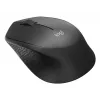 Logitech M330 SILENT PLUS — Ratón inalámbrico, para diestros, 1000 DPI, 3 botones, rueda de desplazamiento, negro, a pilas