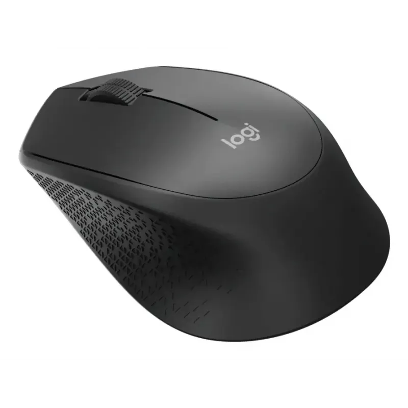Logitech M330 SILENT PLUS — Ratón inalámbrico, para diestros, 1000 DPI, 3 botones, rueda de desplazamiento, negro, a pilas