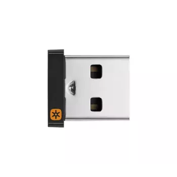 Receptor USB Logitech USB Unifying Receiver 910-005235 Negro Plata