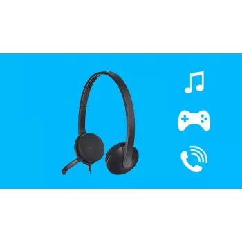 Auriculares USB Logitech H340 para ordenador