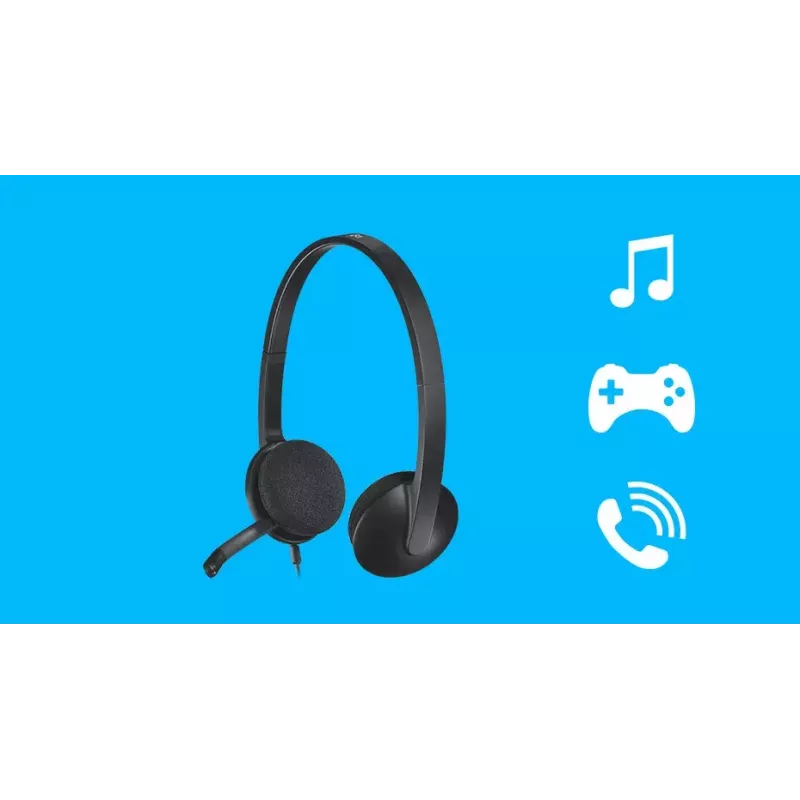 Auriculares USB Logitech H340 para ordenador