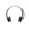 Logitech H151 auriculares estéreo con micrófono con cancelación de ruido, con cable, negro