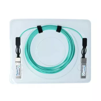 Cable InfiniBand/fibra óptica BlueOptics 7 m SFP28 color aguamarina