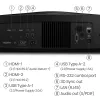 Proyector BenQ W5850 con objetivo estándar 2600 ANSI Lumen DLP UHD 4K (3840x2160) 3D negro
