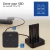 Estación de clonado con doble docking para SSD M.2 NVMe/PCIe ACT, USB-C 3.2 Gen2