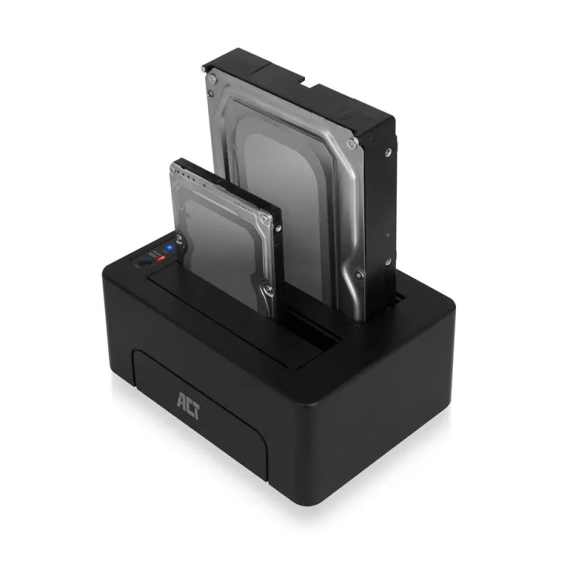 Docking station doble para HDD/SSD SATA de 2,5