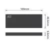 Carcasa SSD ACT M.2 USB 3.2 Gen1 negro 5 Gbit/s