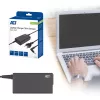 Cargador slim para portátil ACT AC2055 de 65 W, para portátiles de hasta 15,6 pulgadas, 8 puntas, 3 m, negro