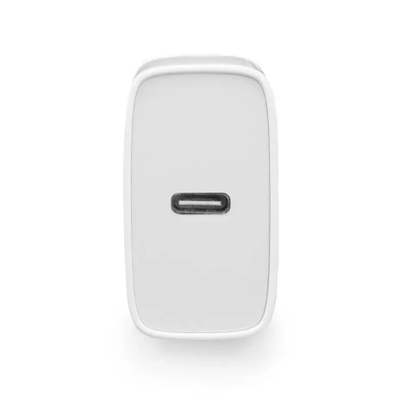Adaptador de carga USB-C compacto ACT 20W carga rápida interior universal blanco