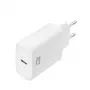 Adaptador de carga USB-C compacto ACT 20W carga rápida interior universal blanco